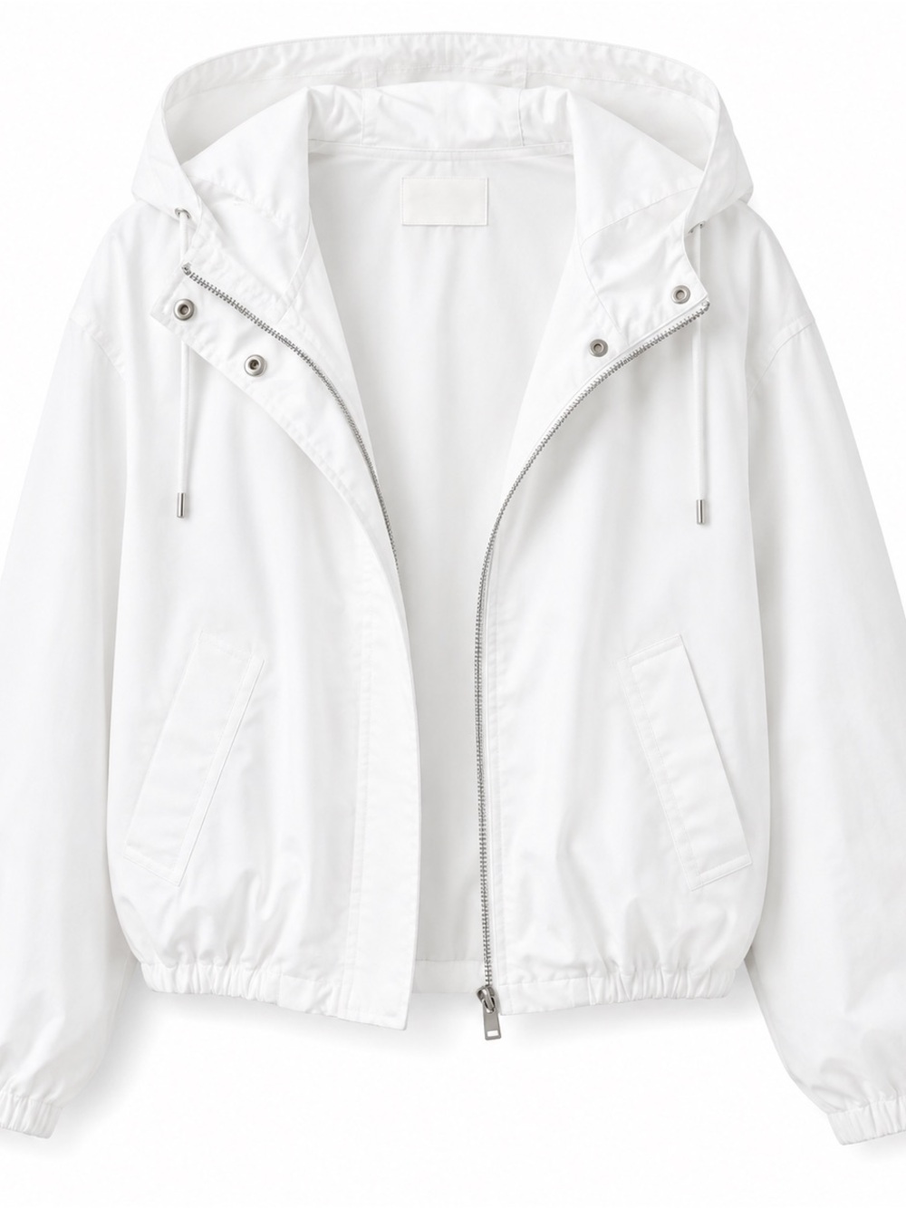 GU White Hooded Jacket